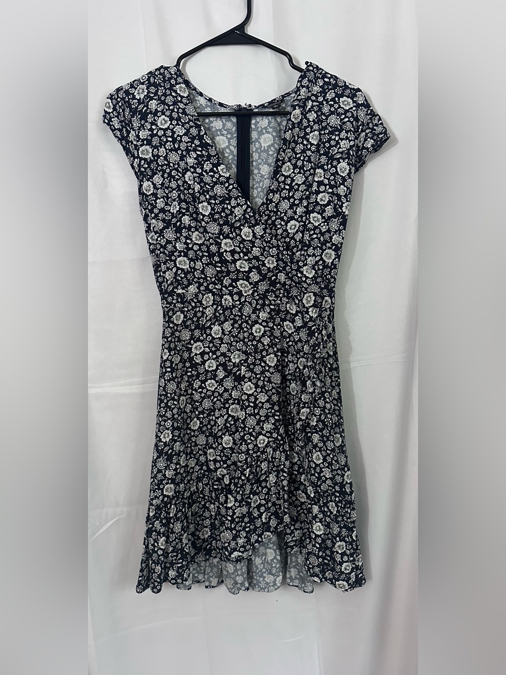 J.Crew Mercantile floral faux wrap dress